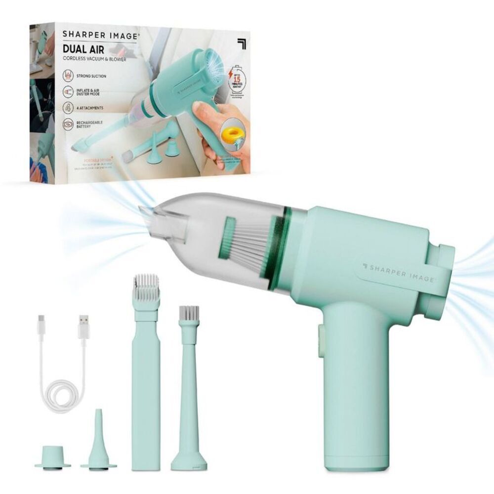 Open Box - Sharper Image -  Cordless Handheld Vacuum  Green